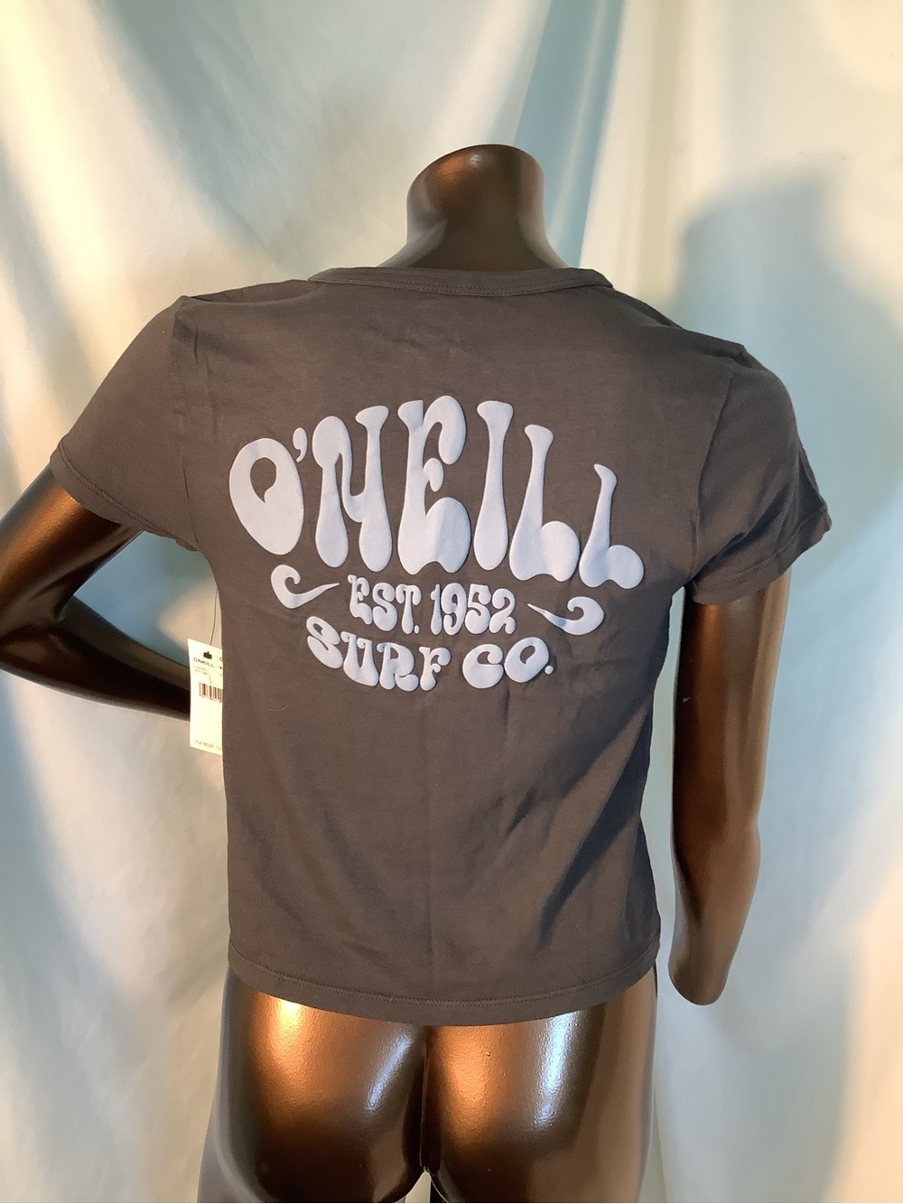 O’Neill Cropped T-Shirt - Small - New - Picture 3 of 6
